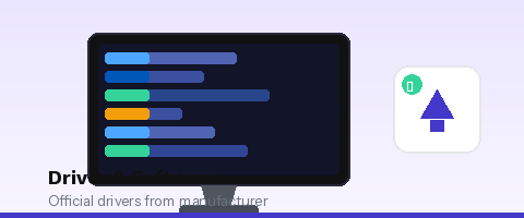 Printer driver and software installation illustration